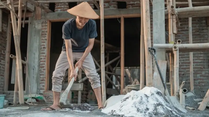 Cần xác định khối lượng bê tông trước khi tính khối lượng xi măng xây nhà