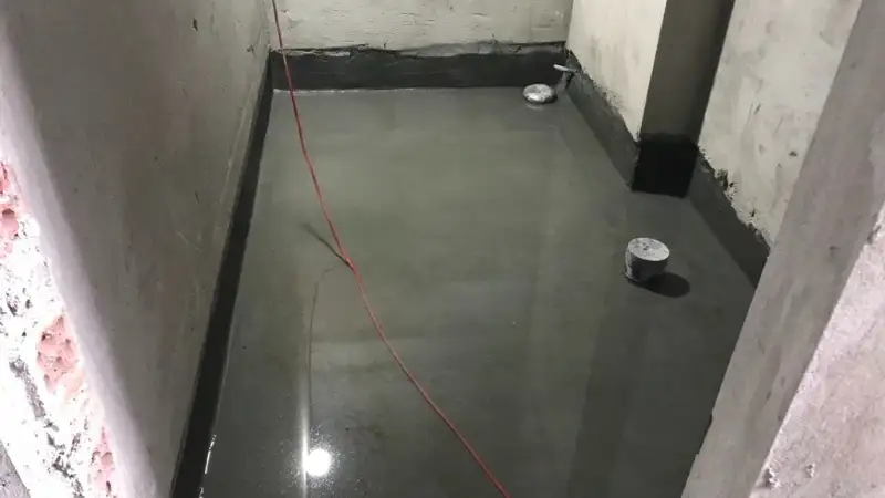 Kiểm tra lớp chống thấm bằng cách ngâm nước từ 24-48 giờ