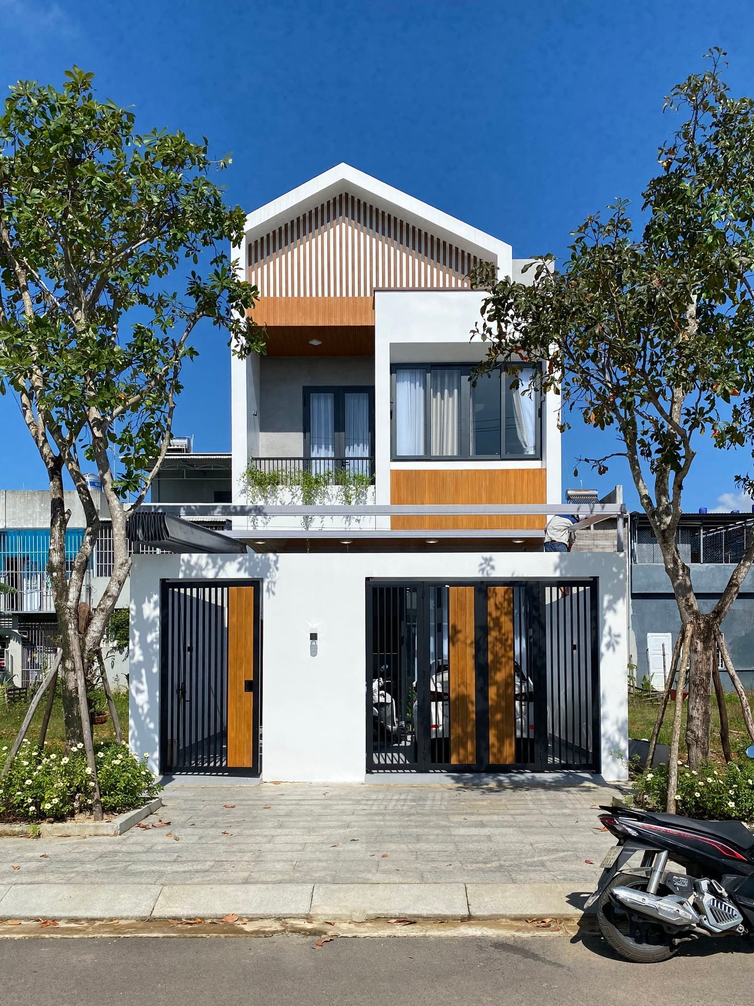 Thiết kế nhà ống 2 tầng 5x18m bố trí 3 phòng ngủ, phù hợp với gia đình từ 3–5 thành viên