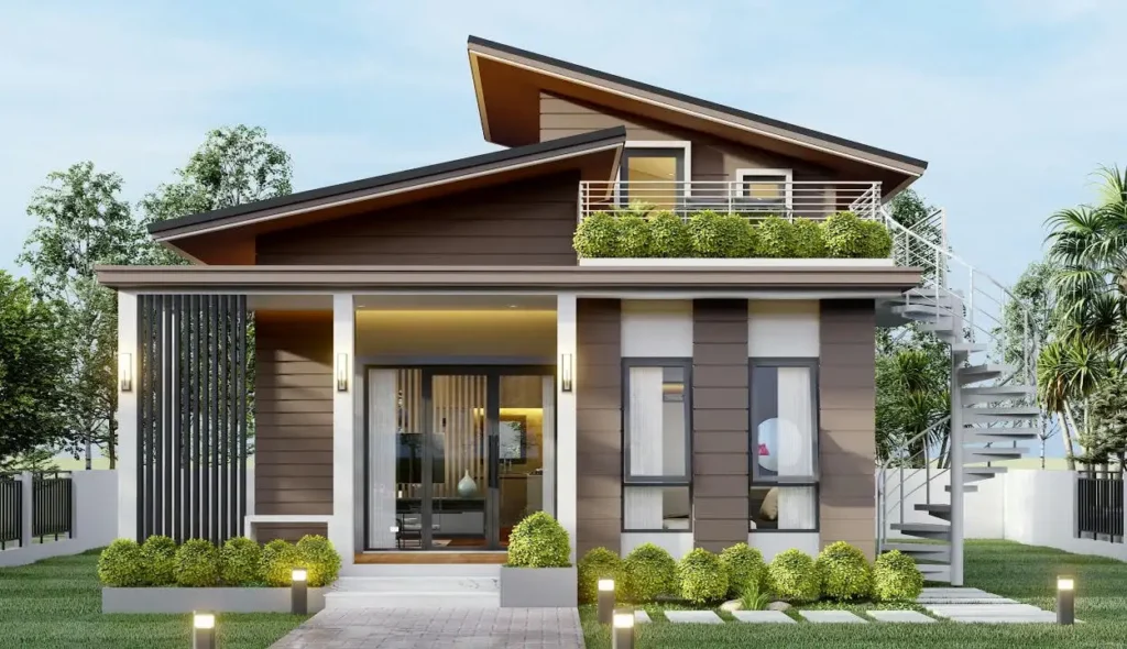 Biệt thự 1 tầng hiện đại sân vườn phong cách nghỉ dưỡng.