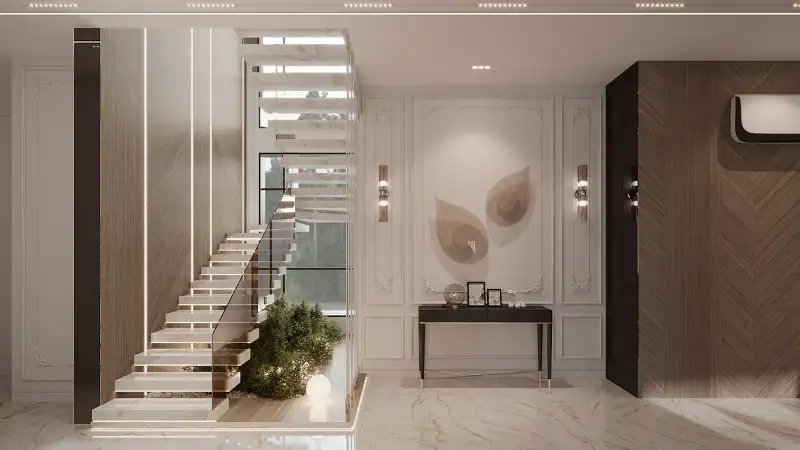 Việc lựa chọn cầu thang nên xây bên trái hay bên phải nhà cần tuân thủ nhiều nguyên tắc