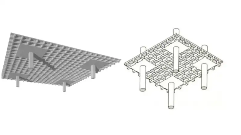Sàn Ribbed Slab và Waffle Slab