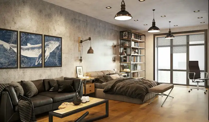 Cách sơn tường giả bê tông màu đơn mang lại sự tối giản tinh tế cho căn hộ