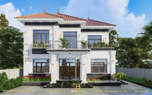 Biệt thự 2 tầng mái nhật 200m2