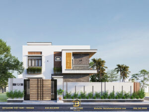 Mẫu nhà phố hiện đại 2 tầng 7x12m tại Bắc Giang – Không gian sống tiện nghi, hiện đại