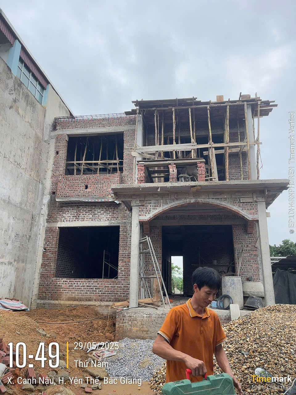 Cập Nhật Tiến Độ Thi Công Trọn Gói Công Trình Mái Nhật 2 Tầng Tại Bắc Giang