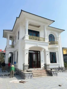 Công Tác Đổ Bê Tông Móng Chú Cân – Hưng Hà – Thái Bình