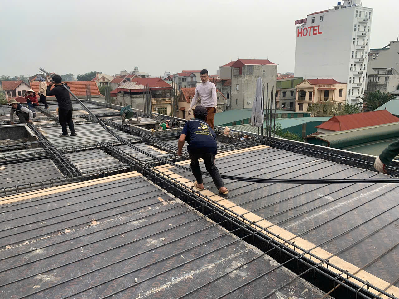 Công Tác Lắp Dựng Cốt Thép Sàn 4 CCMN – Trương Định, Hà Nội