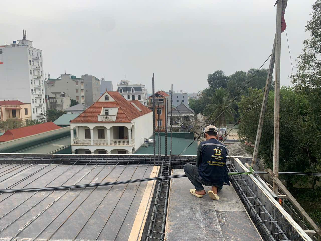 Công Tác Lắp Dựng Cốt Thép Sàn 4 CCMN – Trương Định, Hà Nội