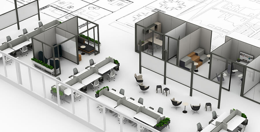 Bản thiết kế concept văn phòng