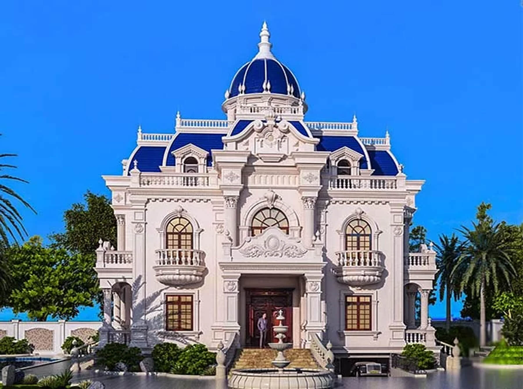 Thiết kế biệt thự cổ điển 