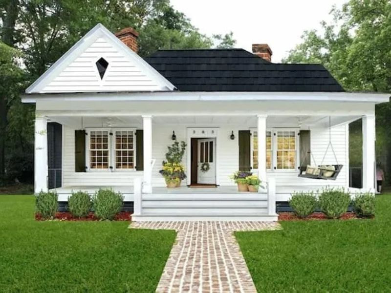 Mẫu nhà cấp 4 phong cách cổ điển
