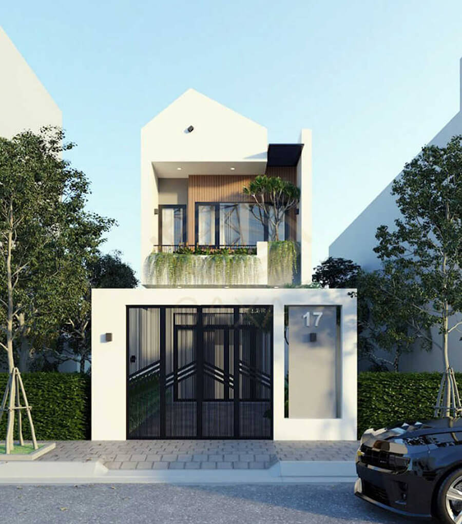 Mẫu nhà ống 2 tầng giá 700 triệu