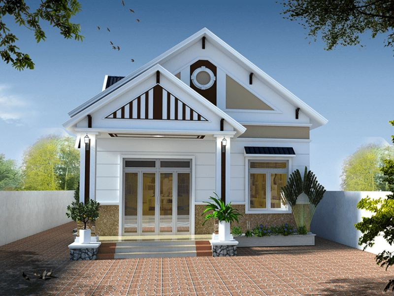 Mẫu nhà cấp 4 đơn giản