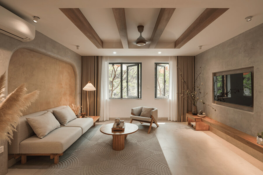 Thiết kế nội thất nhà phố phong cách Minimalism với nội thất tinh gọn, đường nét dứt khoát và không gian mở