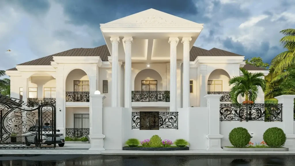 Mẫu thiết kế biệt thự 2 tầng hiện đại 300m2, sang trọng và đẳng cấp