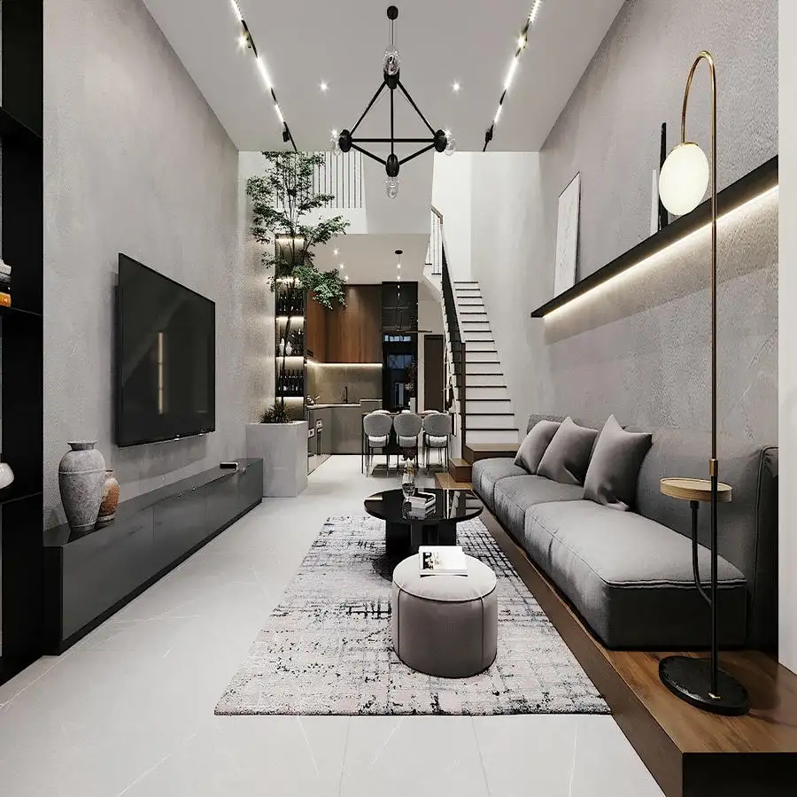 Phong cách nhà hiện đại hướng đến sự đơn giản và tiện nghi