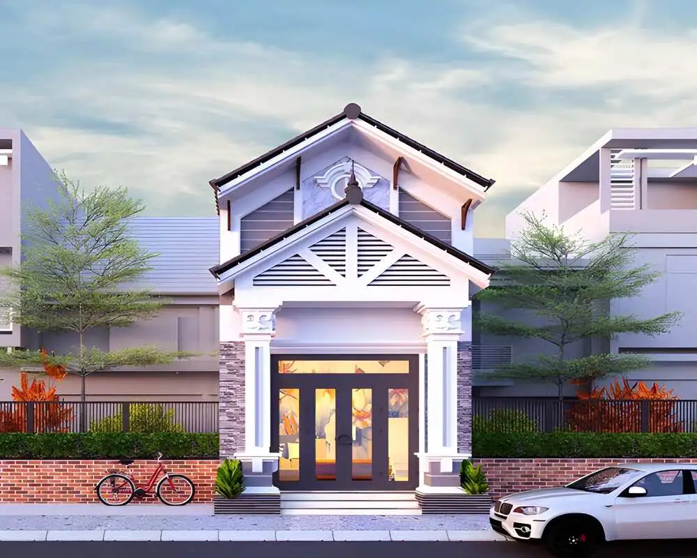 Thiết kế nhà cấp 4 3 phòng ngủ thông minh với không gian mở