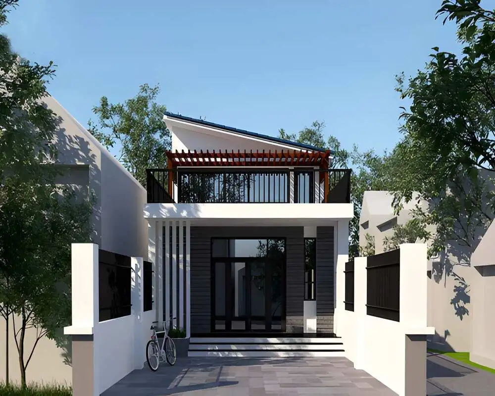 Mẫu nhà cấp 4 mái tôn 3 phòng ngủ đẹp, phù hợp gia đình nhỏ