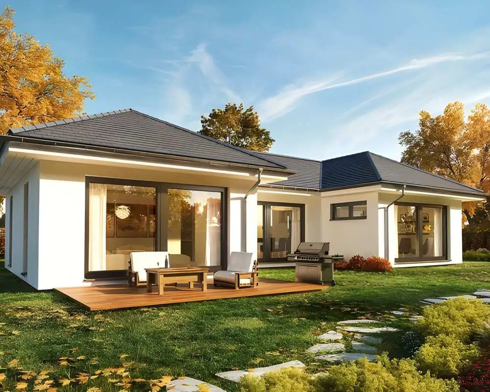 Nhà chữ U 3 phòng ngủ phù hợp đất 120–150m²