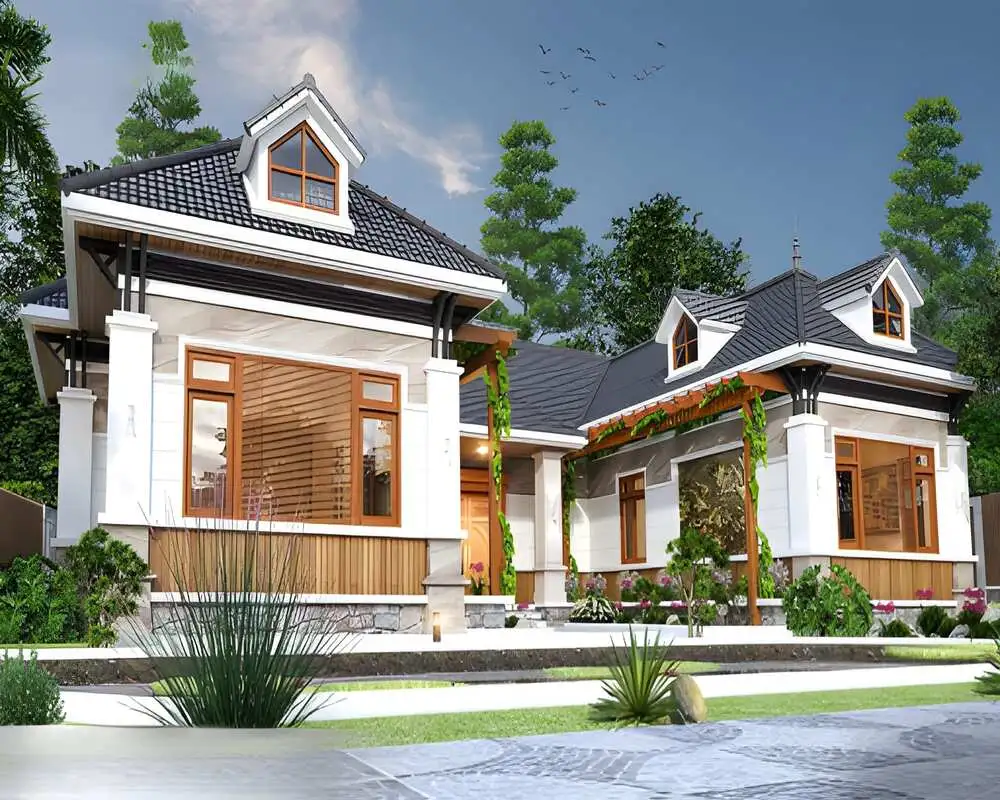 Nhà chữ U tân cổ điển cao cấp, công năng trọn vẹn