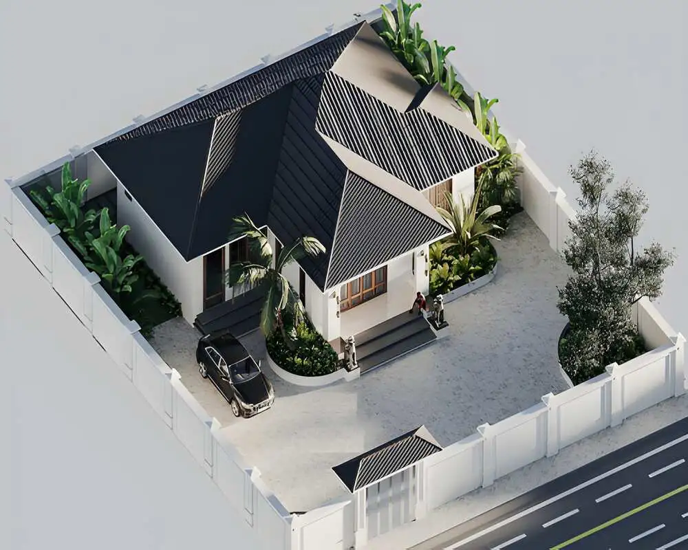 Khi xây nhà, nên ưu tiên chọn vật liệu bền và màu sắc hài hoà với tổng thể kiến trúc