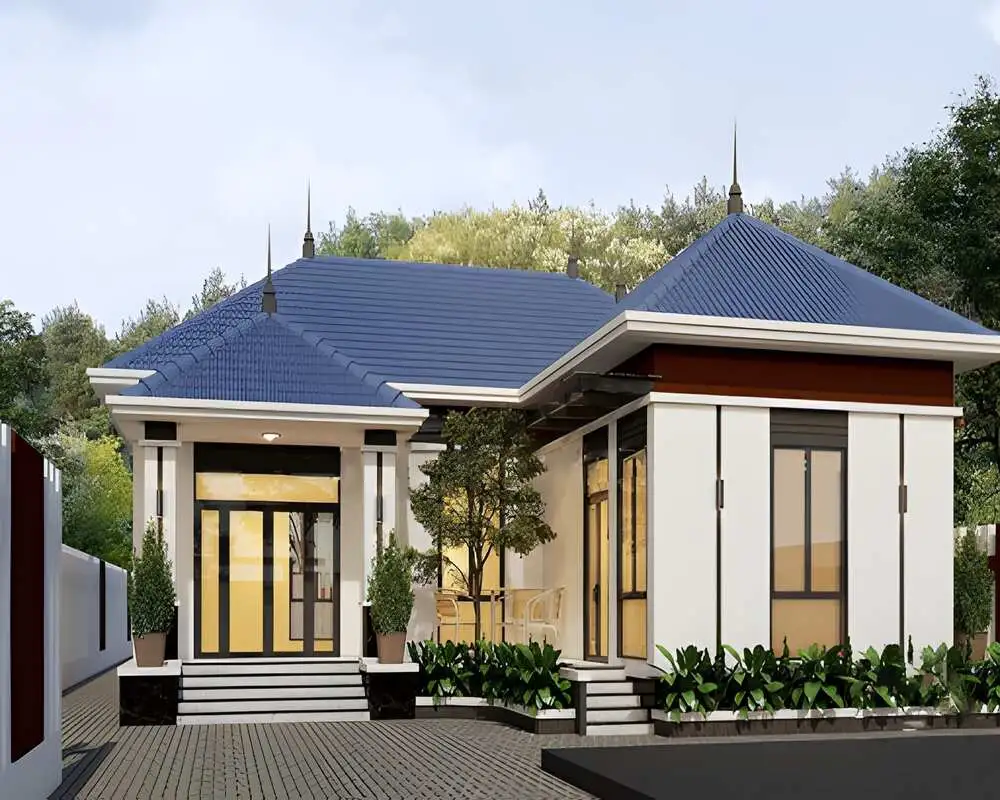 Mái Thái và mái Nhật được đánh giá cao về độ bền cũng như tính thẩm mỹ