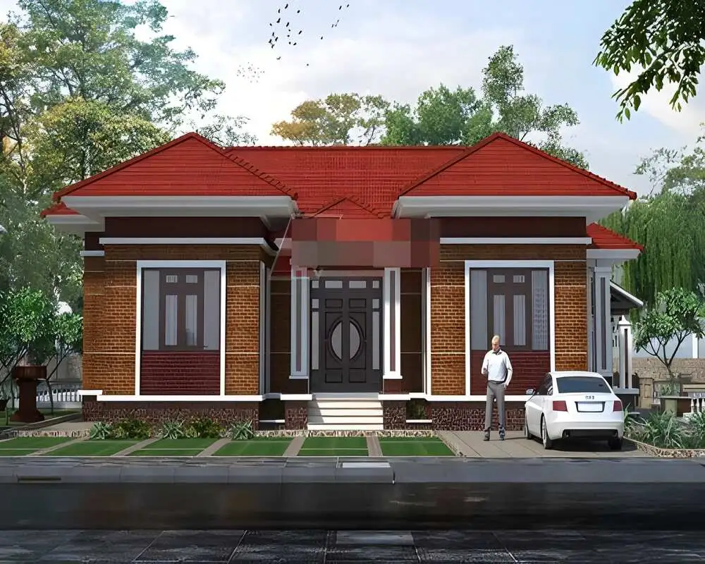 Mẫu nhà chữ U cấp 4 mang nhiều lợi thế về thẩm mỹ và công năng
