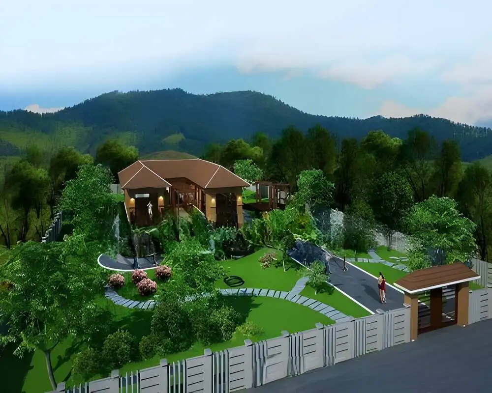 Khi xây dựng nhà chữ U, cần đảm bảo ánh sáng và thông gió tự nhiên
