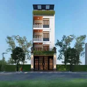 99+ Mẫu nhà ống 4 tầng đẹp hiện đại theo phong cách tối giản 2025
