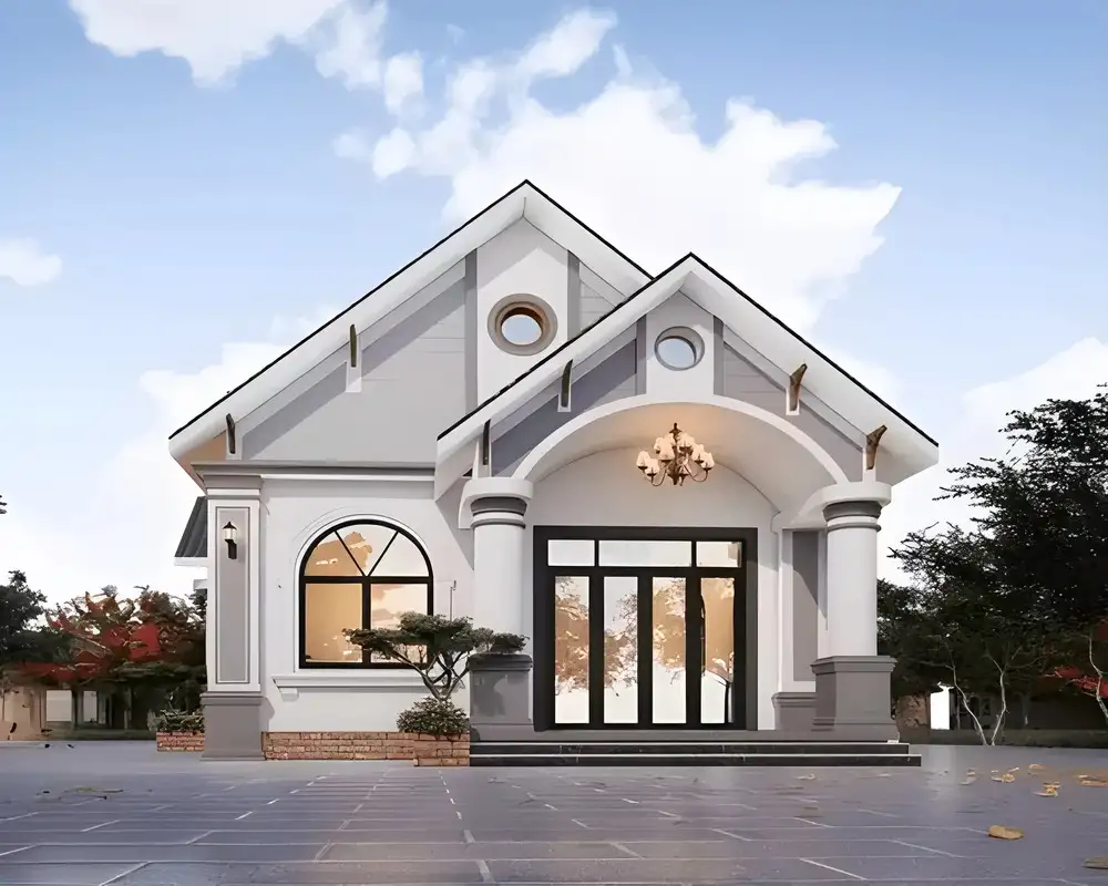 Thiết kế nhà đẹp cấp 4 mái Thái phù hợp khí hậu Việt Nam