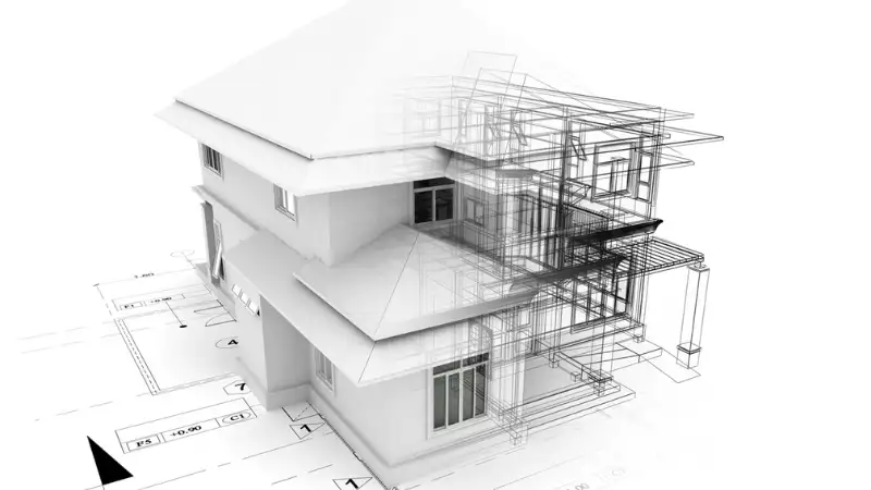 Diện tích không chỉ bao gồm phần sàn chính mà còn phải cộng thêm các hạng mục liên quan