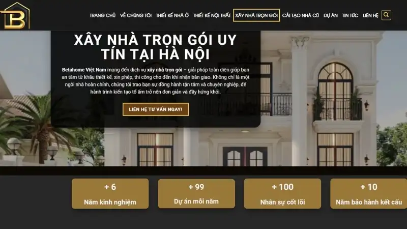 BETAHOME là một đơn vị tiên phong trong lĩnh vực xây dựng