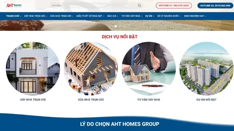 Công ty TNHH Tư vấn Thiết kế Xây dựng & Nội thất AHT HOMES