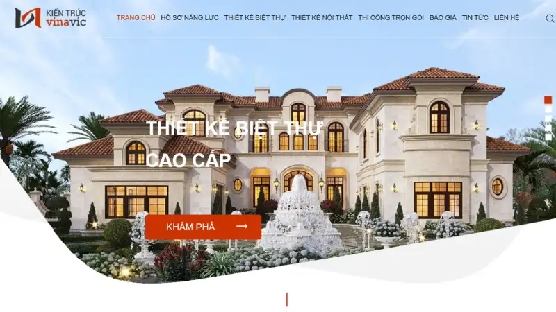 VINAVIC cung cấp dịch vụ thiết kế – thi công đa phong cách