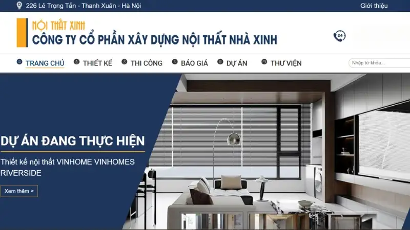 Công ty CPXD Nội Thất Nhà Xinh