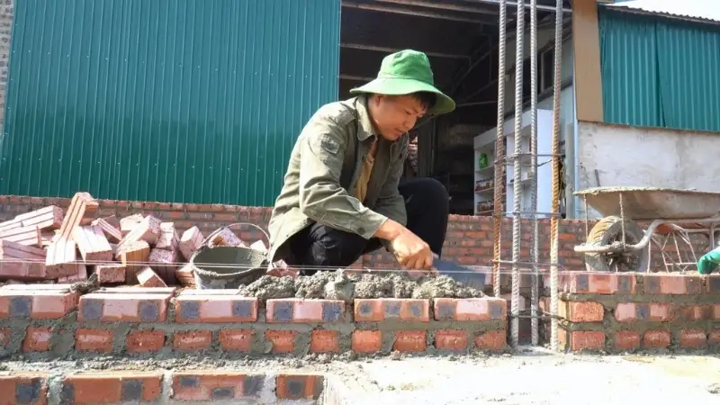 Xây 1m2 tường 20 hết bao nhiêu xi măng, gạch và cát?