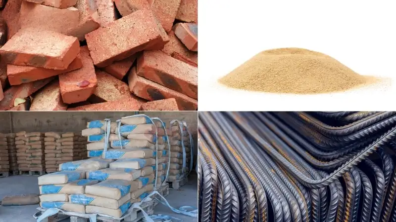 Xây 1m2 tường 20 hết bao nhiêu xi măng, vật liệu khác?